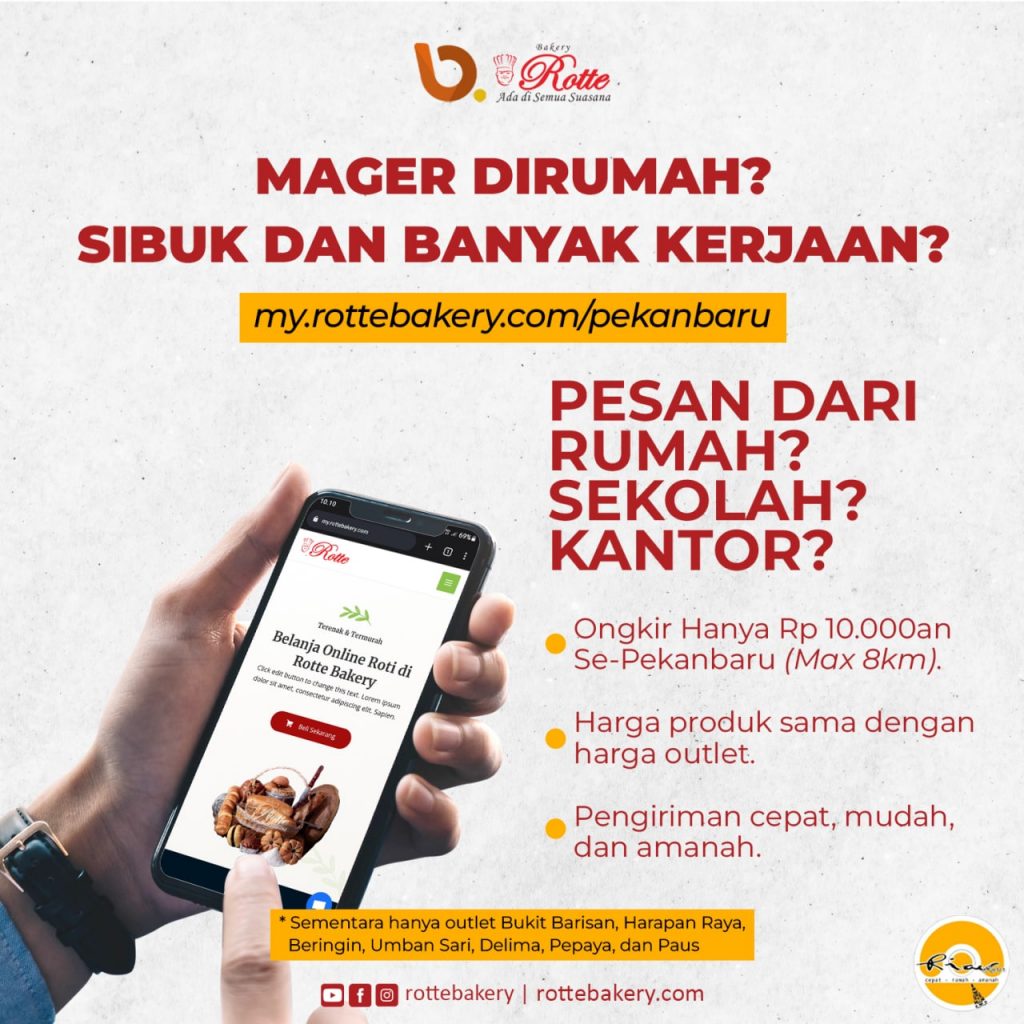 order online rotte bakery pekanbaru