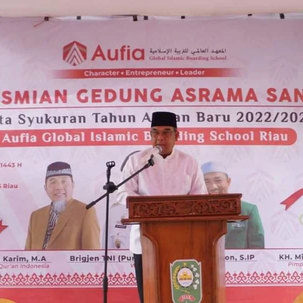 peresmian asrama popes aufia gibs riau oleh edy natar 3