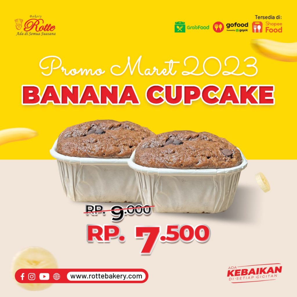 banana cupcake pekanbaru