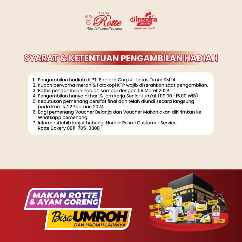 pengumuman pemenang undian kupon berhadiah umroh dari rotte bakery 2024 (3)