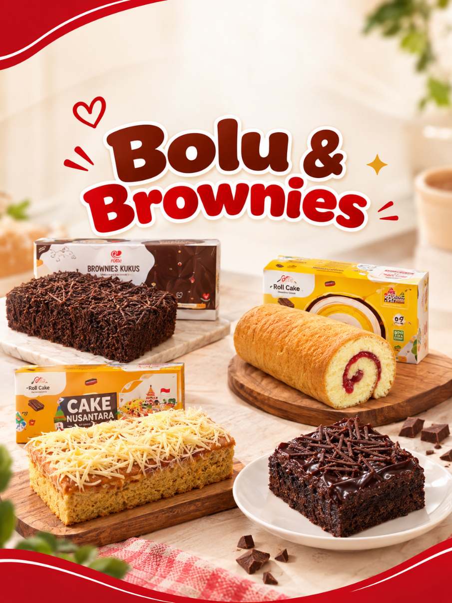 Bolu dan brownies Rotte Bakery